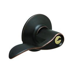 Schlage Accent Aged Bronze Entry Door Knob 1-3/4 in.