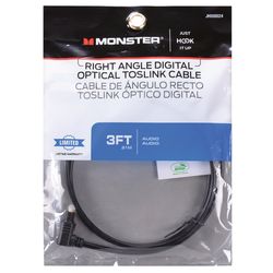 Monster Just Hook It Up 3 ft. L Digital Optical Toslink Cable