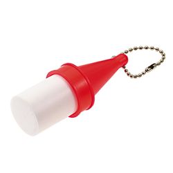 Lucky Line Plastic Red/White Buoy Keychain