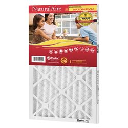 NaturalAire 20 in. W X 25 in. H X 1 in. Synthetic 10 MERV Pleated Microparticle Air Filter 1 pk