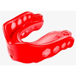 Shock Doctor Gel Max Youth Red Athletic Mouthguard Strap Included