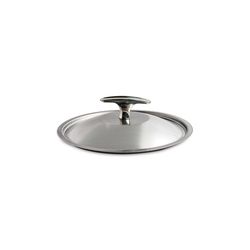Nordic Ware Stainless Steel Lid 8 in. Silver