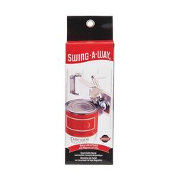 Swing-A-Way White Steel Manual Wall Mount Can Opener