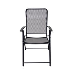 Living Accents 1-Position Black Folding Chair