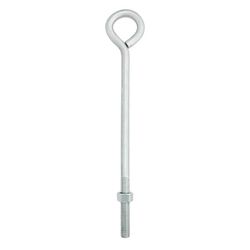 Hampton 1/2 in. X 12 in. L Zinc-Plated Steel Eyebolt Nut Included
