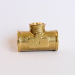 ATC 1/2 in. FPT X 3/8 in. D FPT Brass Tee