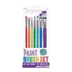 OOLY Lil' Paint Brush Set Multicolored 7 pc