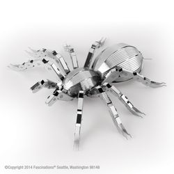 Fascinations Metal Earth Tarantula 3D Model Kit Gray/Silver