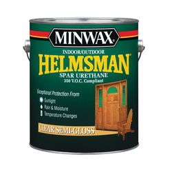 Minwax Helmsman 350 VOC Semi-Gloss Clear Oil-Based Spar Urethane 1 gal