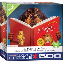 Eurographics Lucia Heffernan 50 Scents of Grey Jigsaw Puzzles Multicolored 500 pc