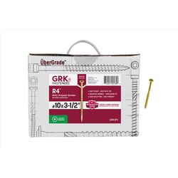GRK Fasteners No. 10 X 3-1/2 in. L Star Climatek W-Cut Multi-Purpose Screws 1200 pk