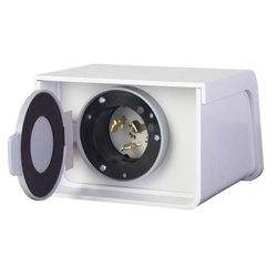Reliance Controls PB Series 50 amps 120/240 V 1 space 1 circuits Surface Mount Power Inlet Box