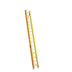 Werner Glidesafe 32 ft. H Fiberglass Extension Ladder Type IA 300 lb. cap.