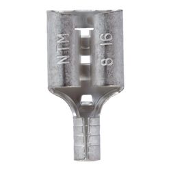 Jandorf 22-18 Ga. Uninsulated Wire Female Disconnect Silver 5 pk