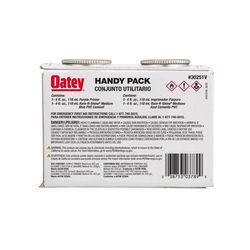 Oatey Rain-R-Shine Blue/Purple Primer and Cement For PVC 4 oz