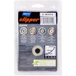 Norton Clipper 4 in. D X 5/8-11 in. X 0.210 in. thick Classic Cup Wheel 1 pk