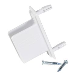 Rubbermaid 4.5 in. H X 1.5 in. W X 0.5 in. L Metal Sidewall Bracket