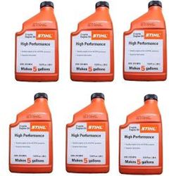 STIHL High Performance 2-Cycle Engine Oil 12.8 oz 6 pk