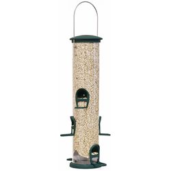 Aspects Aspects Songbird 3.5 qt Polycarbonate Big Tube Hanging Bird Feeder 6 ports