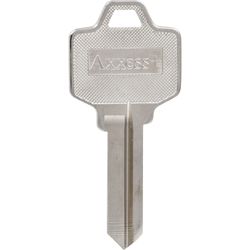 HILLMAN Traditional Key House/Office Key Blank 74 Single For National Locks Silver