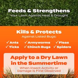 Scotts Turf Builder SummerGuard Insect and Grub Control Lawn Food For All Grasses 5000 sq ft