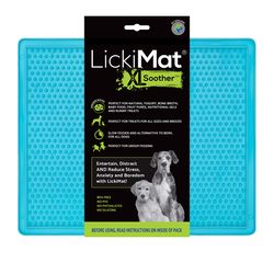 LickiMat Soother Turquoise Rubber XL Slow Feeder For Dogs