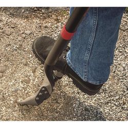 Razor-Back 59.25 in. Steel Round Digging Shovel Fiberglass Handle