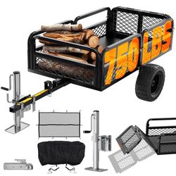 Mockins 55x30x15 Utility Trailer w/ Ramp & Accessories Utility Trailer 1 pk