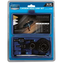 Century Drill & Tool Carbon Steel 2 in. L Hole Saw Set Arbor Included