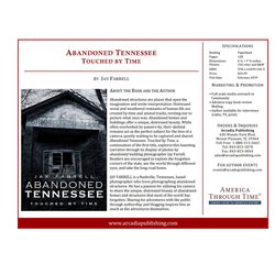 Arcadia Publishing Abandoned Tennessee History Book