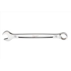 Milwaukee 16 mm X 16 mm 12 Point Metric Combination Wrench 1.38 in. L 1 pc