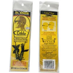 Cablz Zipz XL Glasses Retainer Black