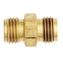 Milton Brass Hex Nipple 1/4 in. Male 10 pc