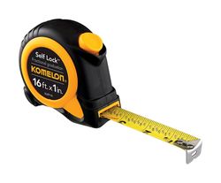 Komelon Self Lock 16 ft. L X 1 in. W Auto Lock Tape Measure 1 pk