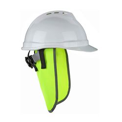 Ergodyne GloWear Hi-Vis Hard Hat Neck Shade Lime