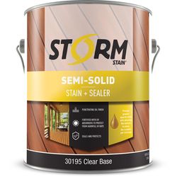 Storm System Semi-Solid Tintable Clear Oil-Based Penetrating Oil Exterior Stain 1 gal