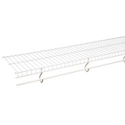 Rubbermaid 96 in. H X 12 in. W X 8 ft. L Steel Free Slide Shelf