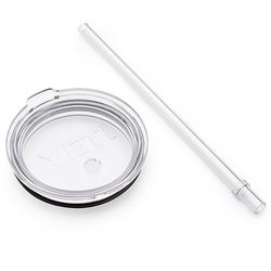 YETI Rambler 20 Clear BPA Free Tumbler Lid and Straw
