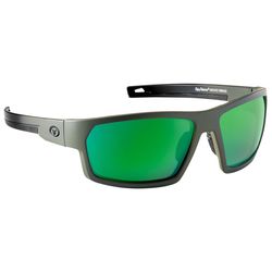Flying Fisherman Groves Sunglasses Unisex Mangrove Green Frame Amber Green Mirror Lens Polarized