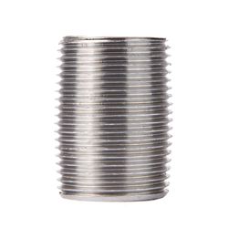 STZ Industries 1/8 in. MIP each X 1/8 in. D MIP Galvanized Steel Close Nipple