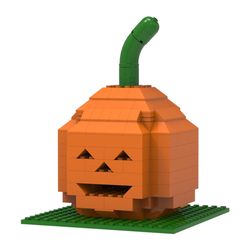 Ace Pumpkin Block Set Green/Orange 383 pc