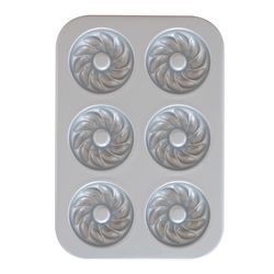 Nordic Ware 15 in. W X 10 in. L Donut Pan Blue