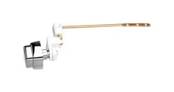 Plumb Pak Flush Lever - Push Button White Chrome Plated Chrome Plated