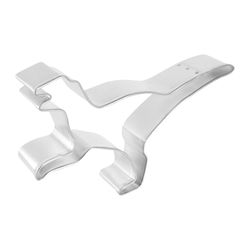 R&M International Corp 4 in. W X 6 in. L Velociraptor Cookie Cutter Silver 1 pc