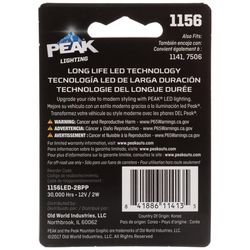 Peak LED Forward Lighting Miniature Automotive Bulb 1156
