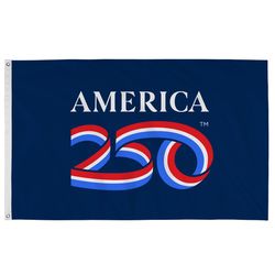 Valley Forge America 250 Flag 0 in. H X 3 ft. W X 5 ft. L