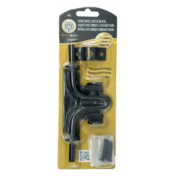 Nuvo Iron 10 in. L Powder Coated Black Aluminum/Steel Slide Bar Latch 1 pk