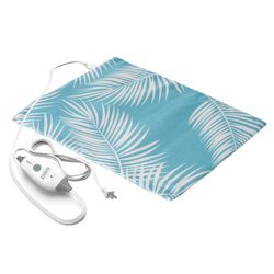 Pure Enrichment PureRelief Heating Pad 4 settings Palm Aqua 12 in. W X 15 in. L