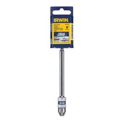 Irwin 6 in. Steel Extension Drill Bit 1/4 in. Quick-Change Hex Shank 1 pc
