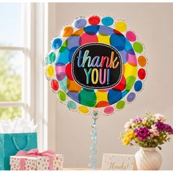 Anagram Balloons Thank You Bubbly Foil Balloon 1 pk